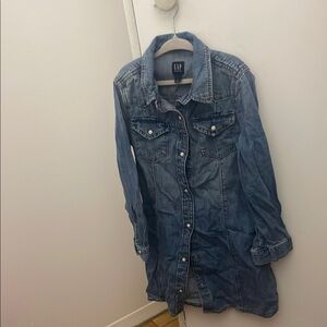 GAP Kids Blue Denim Dress